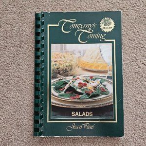 4/$20 Company's Coming Salads by Jane‎ Pare - Plastic comb - Vintage 1984